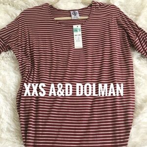 XXS dolman top